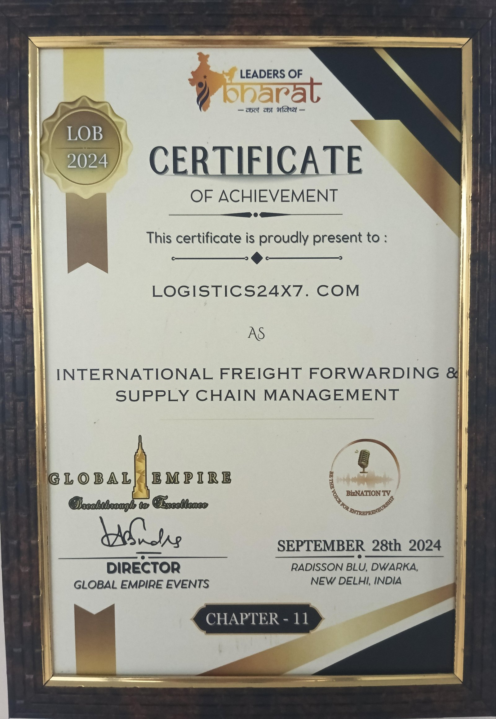 Certificate of Achievement